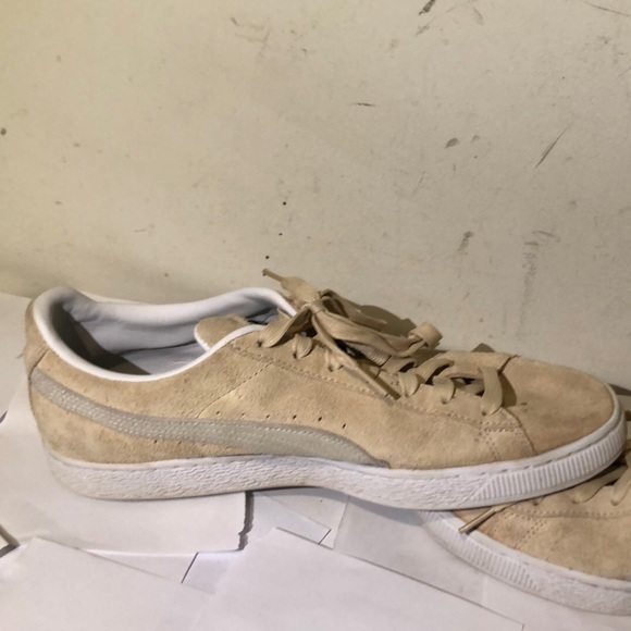 Puma Tan Sneakers Low-Top Casual - Picture 4 of 11